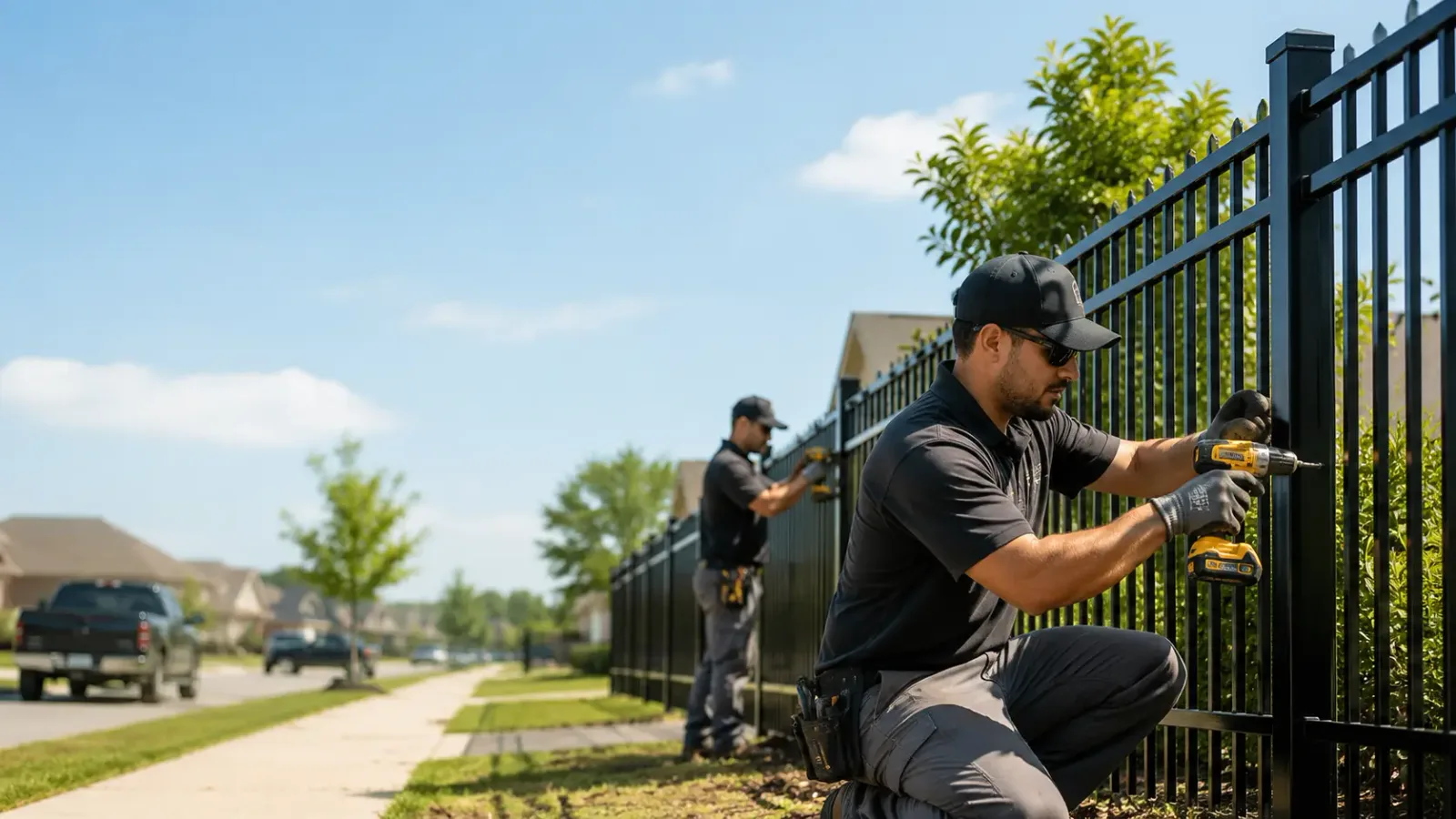 Metal Fence Installation in Farmington, NY